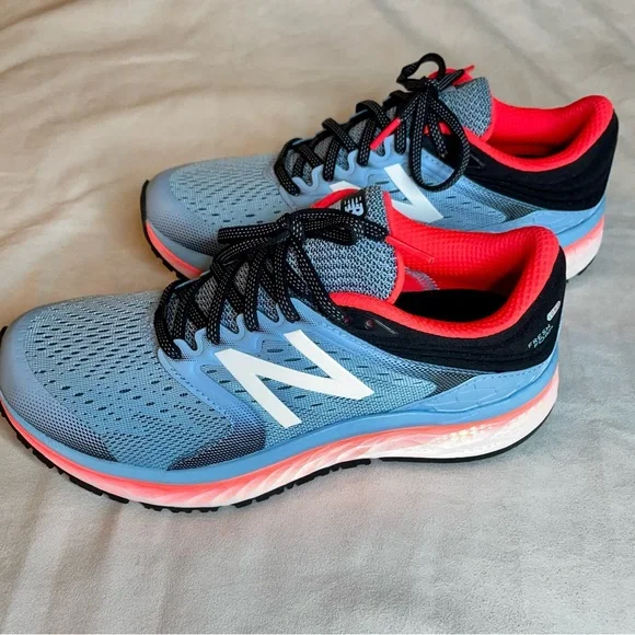 New Balance 1080v8 Blue Clear Sky W1080CS8 Sports Shoes with Breathable Mesh - Picture 3 of 14
